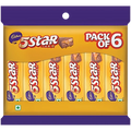 Cadbury 5 Star Kitted Pack Chocolate Bars, 96 g (6 x 16 g)