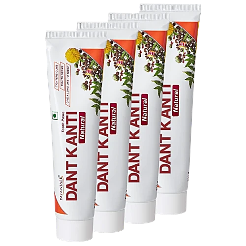 Patanjali Dant Kanti  Super Saver Pack, 800 g (4 pcs x 200 g each)