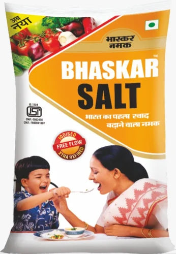 Bhaskar Salt 1 kg pouch pach of 3