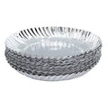 Disposable Silver Coated Paper Plates – 15 PC BIG