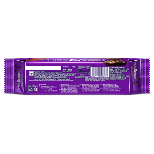 Parle Platina Hide & Seek Chocolate Chip Cookies, 115 g