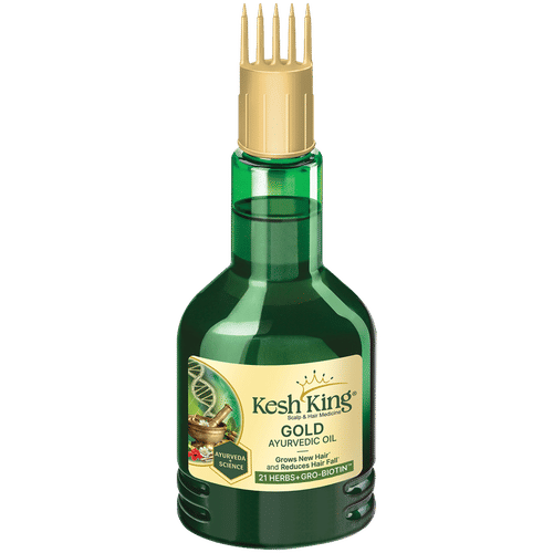 Kesh king gold ayurvedic hair oil 100 ml bottle