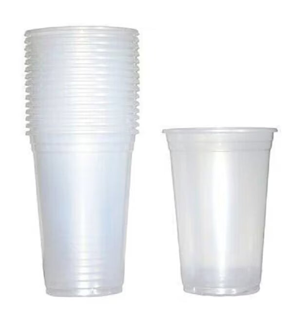 Transparent Disposable Plastic Glass ( 300 ML ) 40 PC